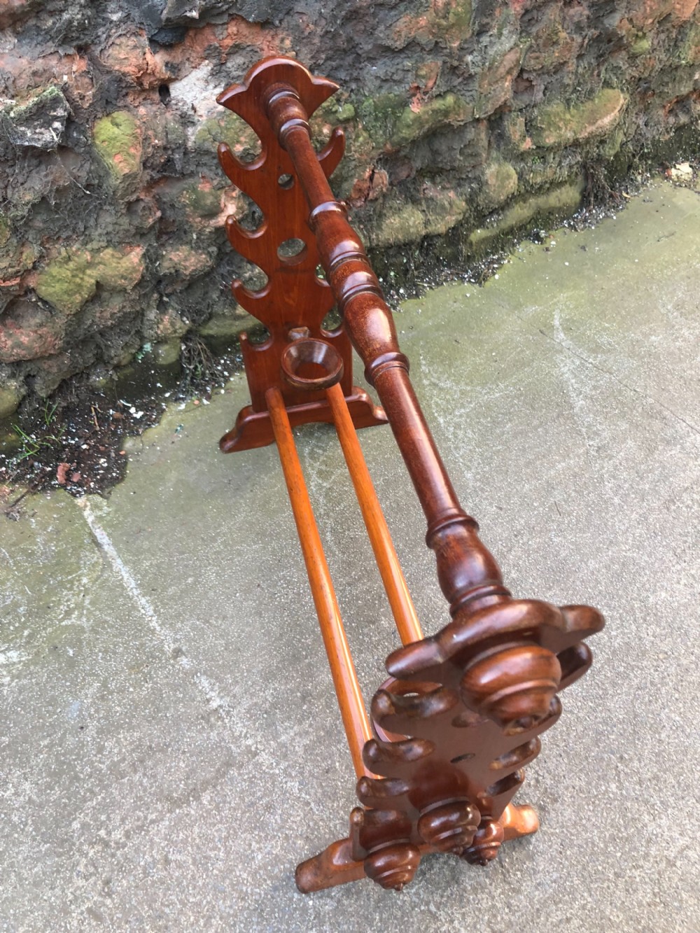 C19th Mahogany whip and boot stand  from Dinder House  View VI