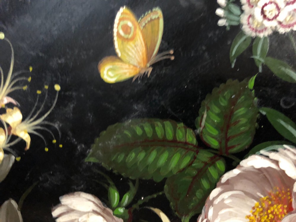 C19th painted lacquer tray  View IV