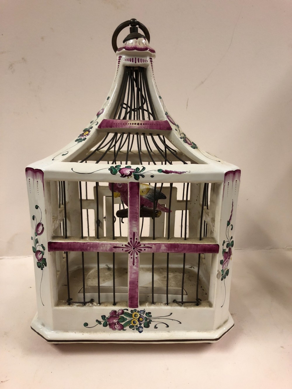 C19th faience birdcage  View III