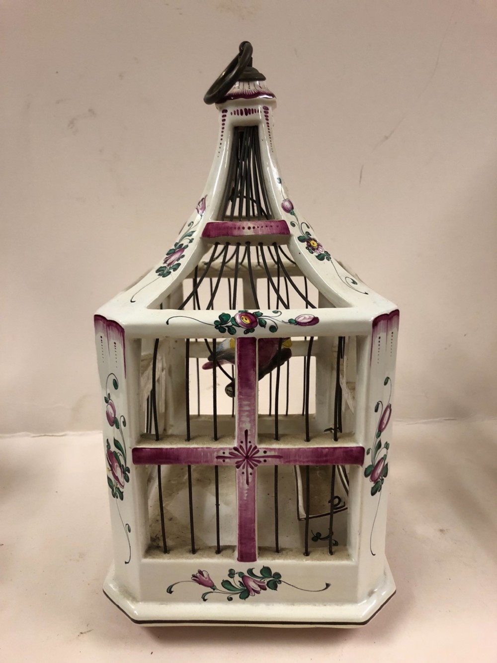 C19th faience birdcage  View IV