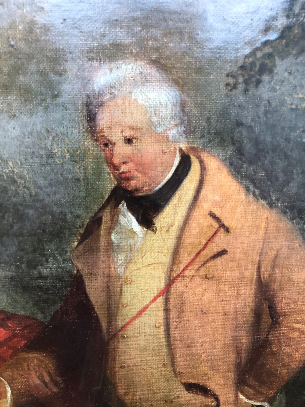 C19th oil painting on canvas of Scottish highland scene  View IV