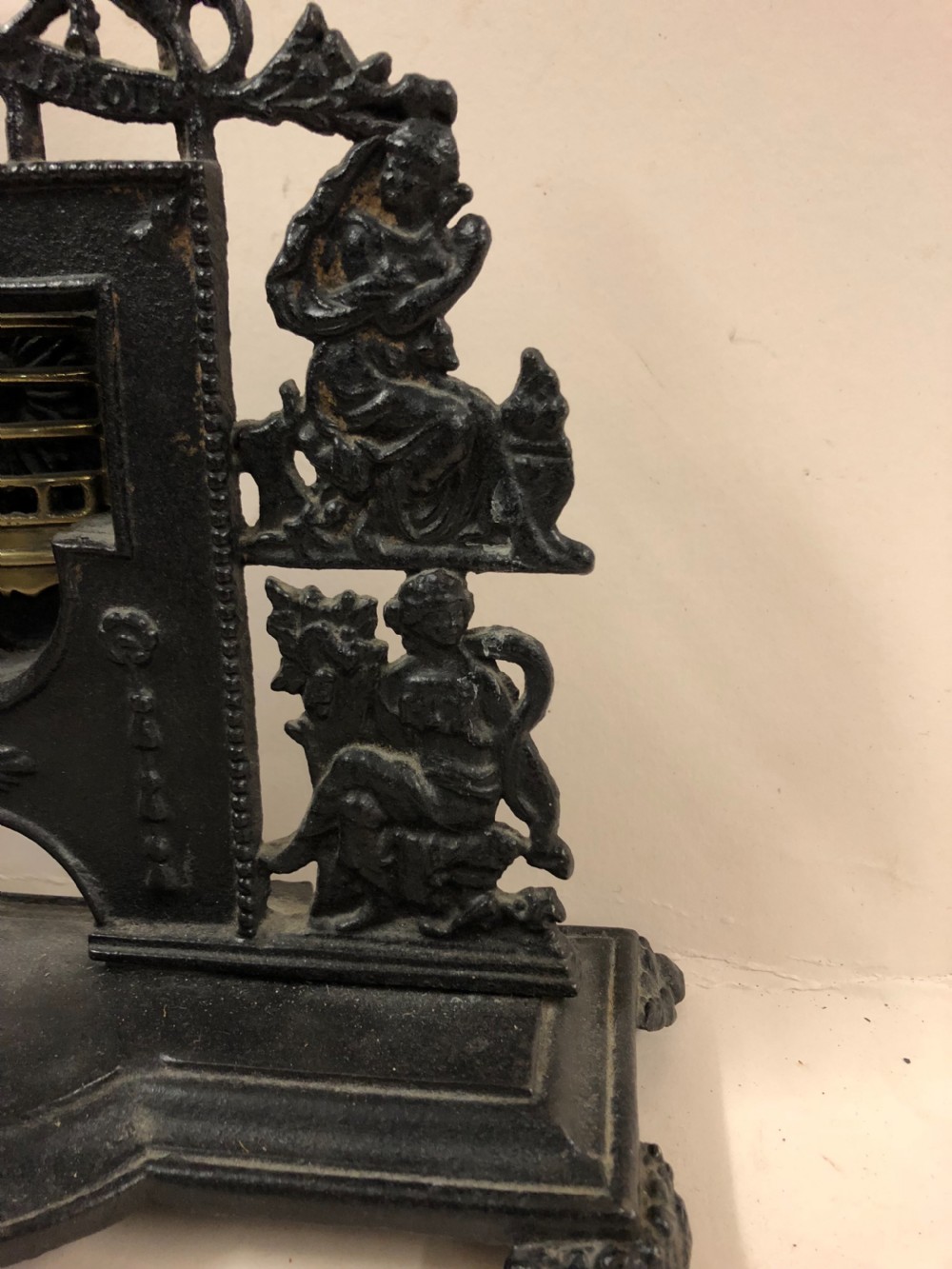 Early C19th factory sample miniature fireplace  View III