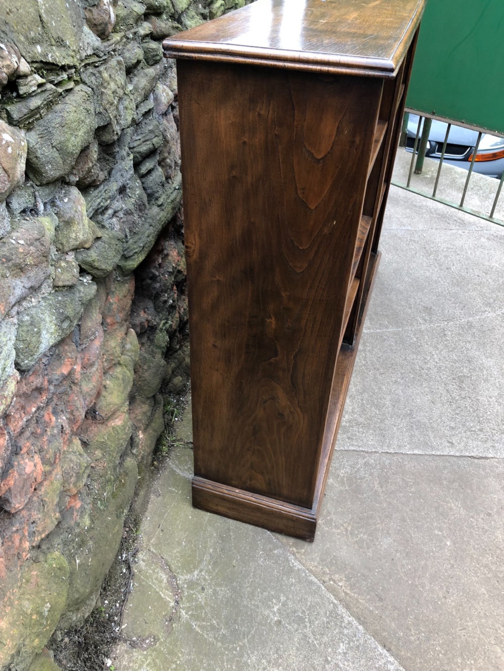 Two section oak bookcase  View IV