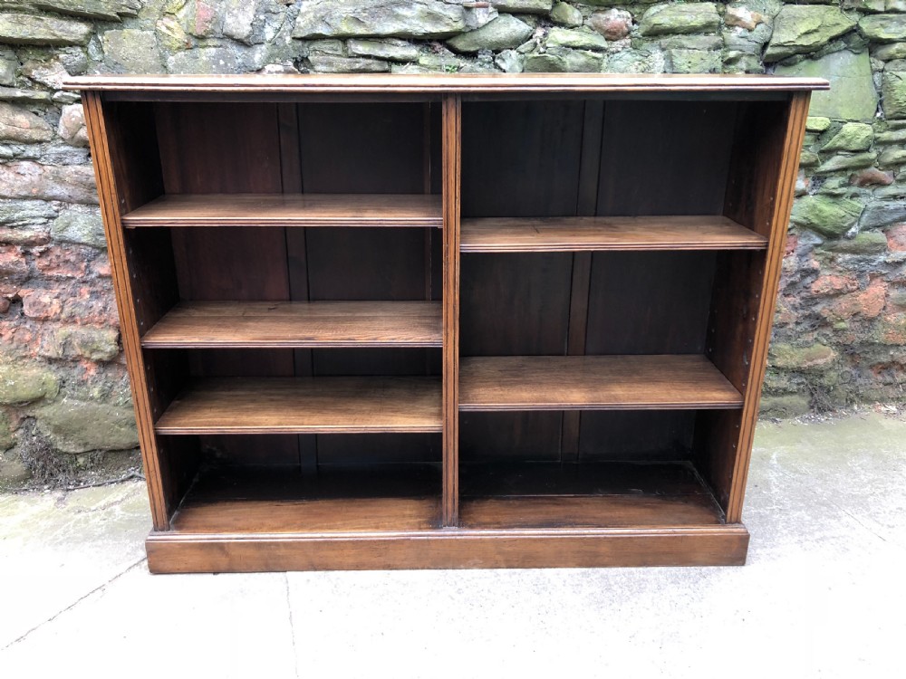 Two section oak bookcase  View VIII