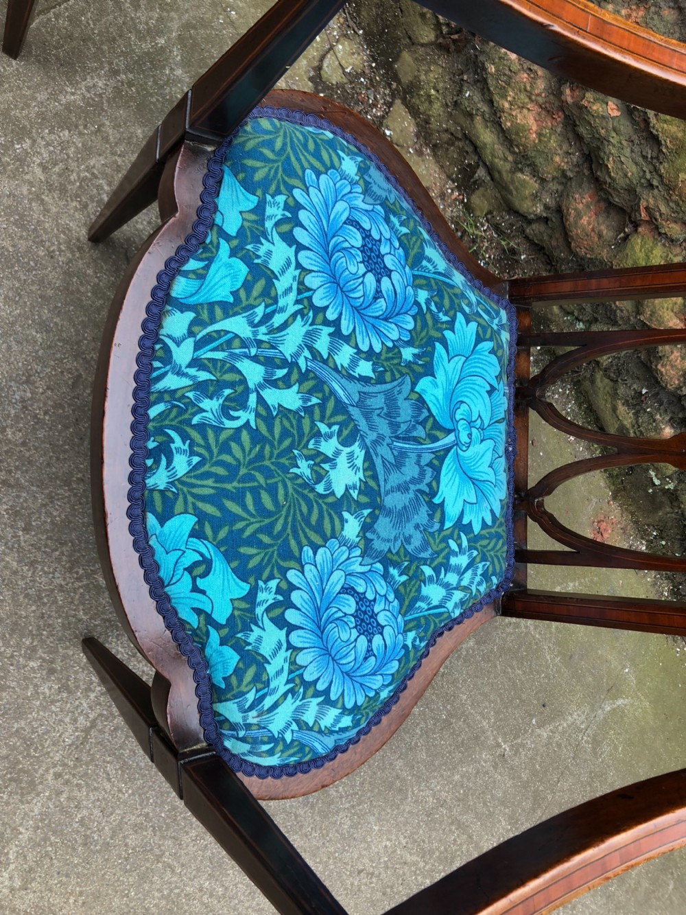 Pair of Edwardian armchairs View VII