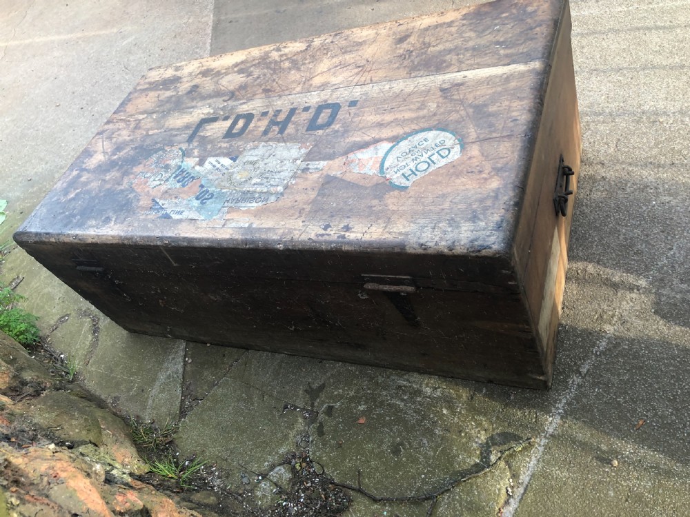 Edwardian Camphorwood  trunk View XIV