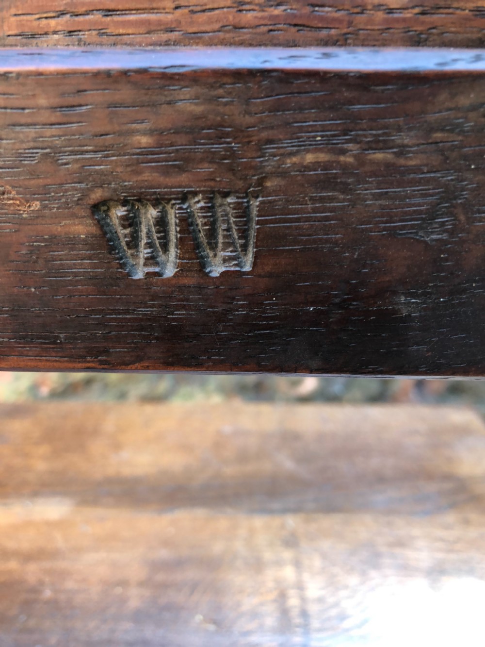 C17th Oak Chair with later date 1625 View IV
