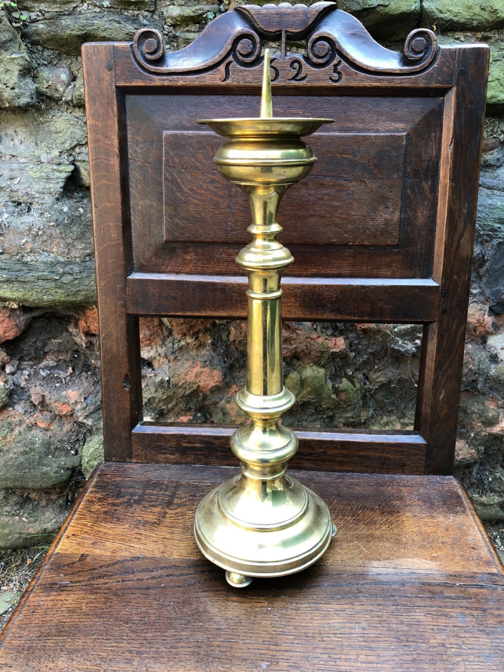 Brass alter candlestick 
