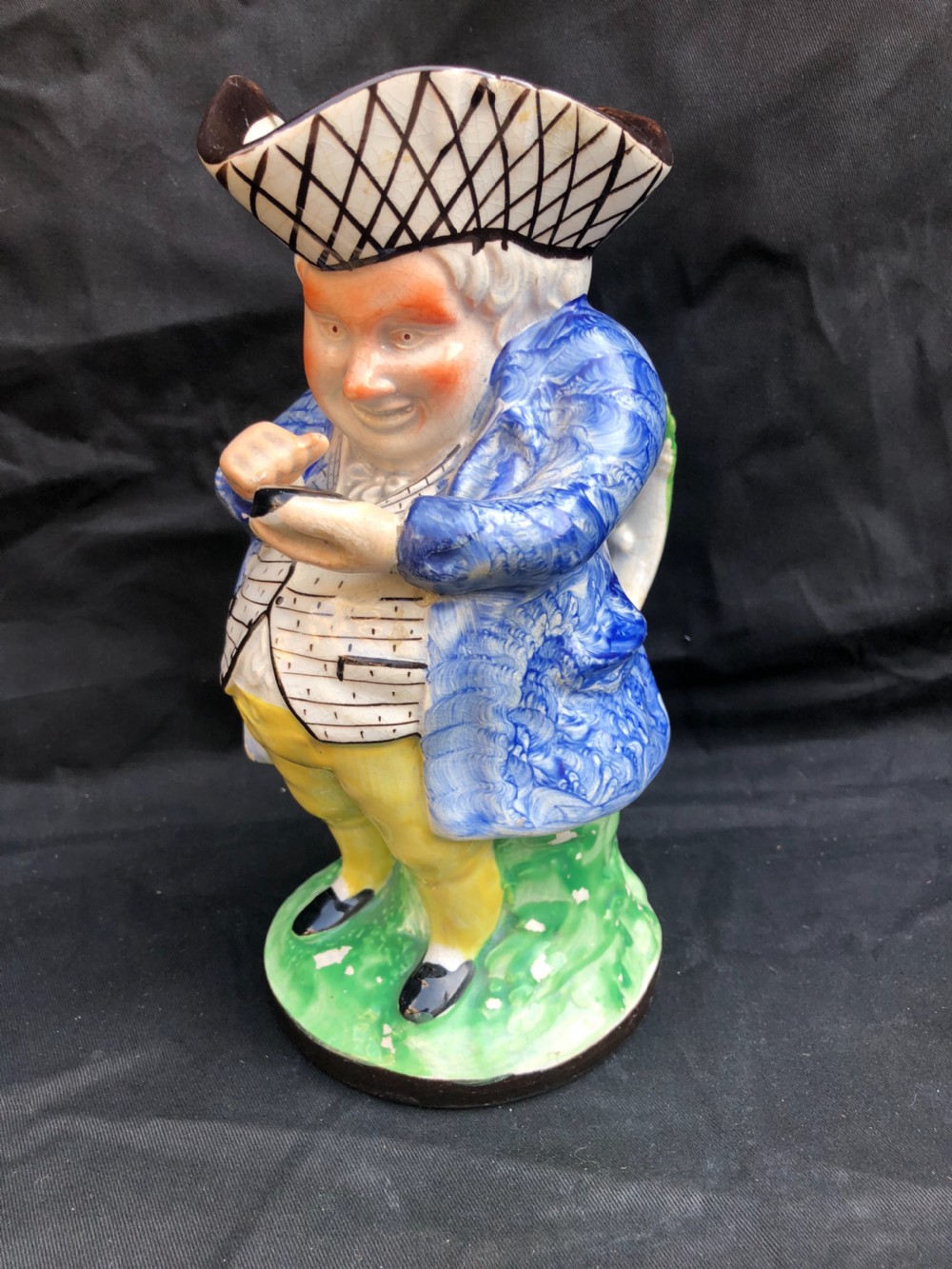 C19th Toby jug the snuff taker View VIII