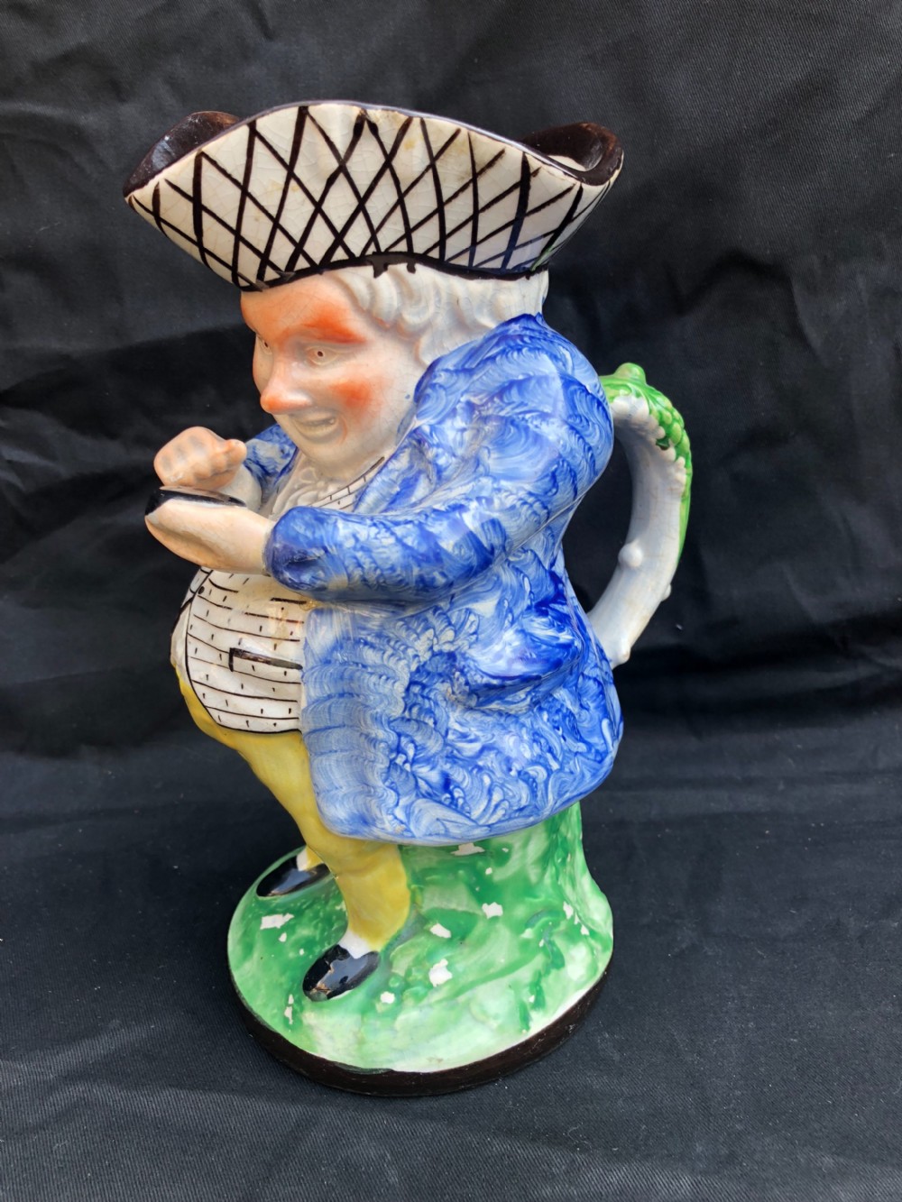 C19th Toby jug the snuff taker View IX