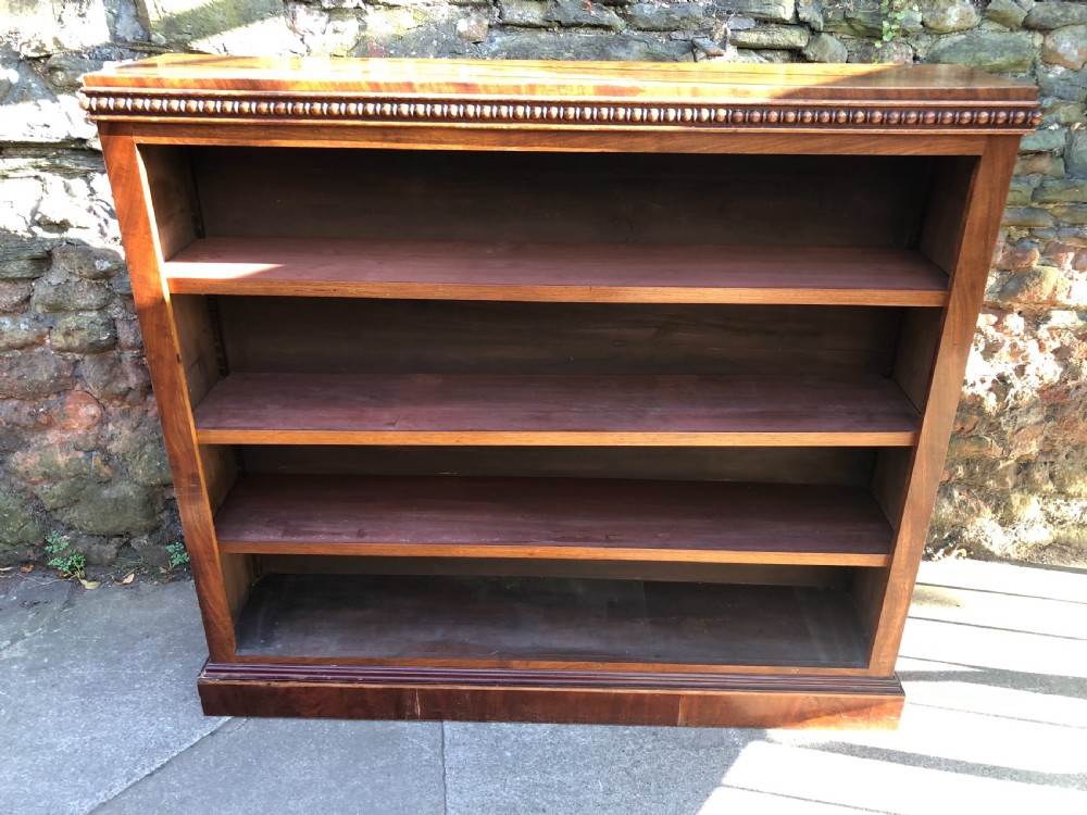 C19th mahogany bookcase with turned details  View VI