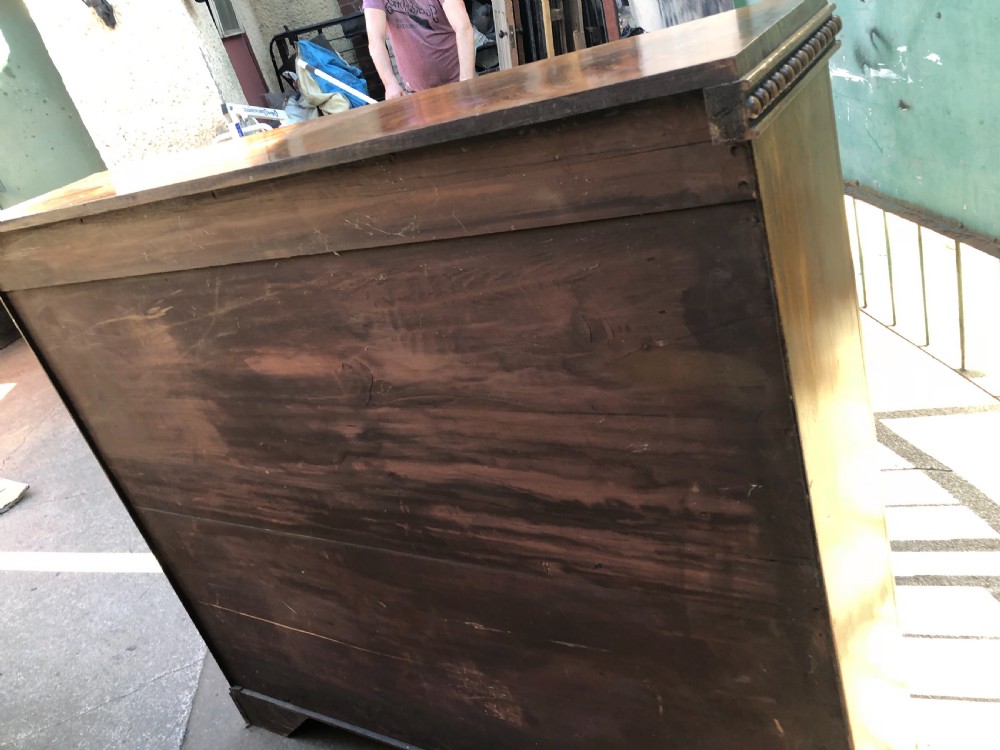 C19th mahogany bookcase with turned details  View VII