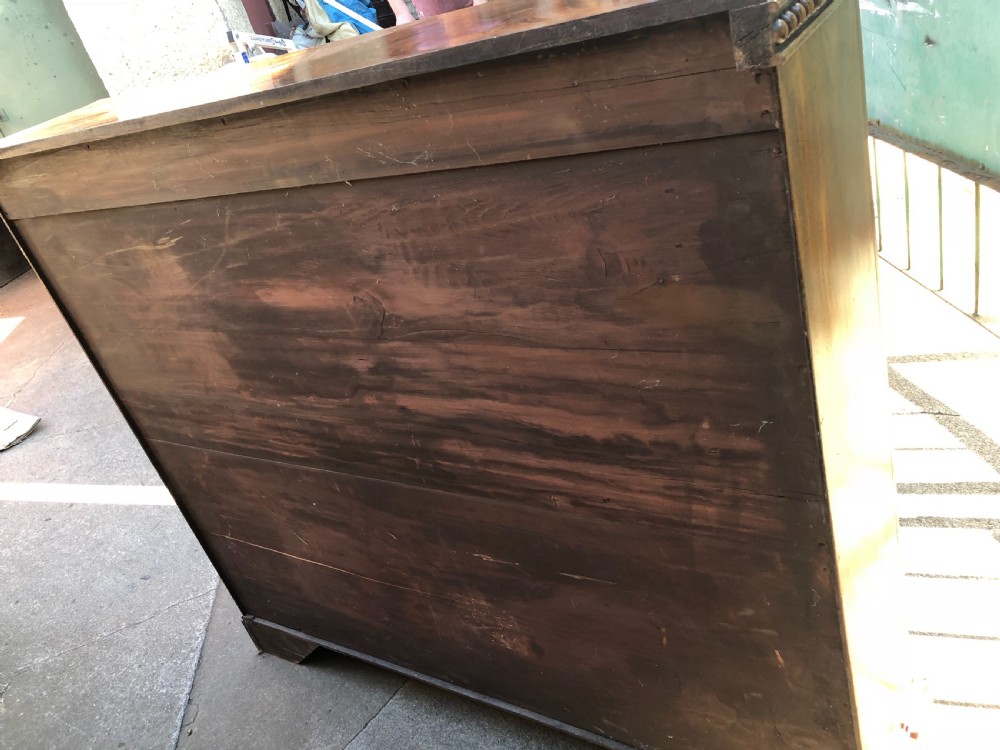 C19th mahogany bookcase with turned details  View VIII