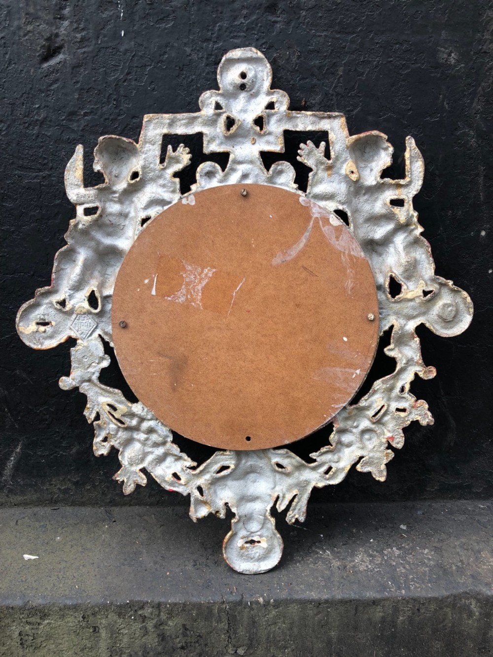 Cast iron wall mirror View V