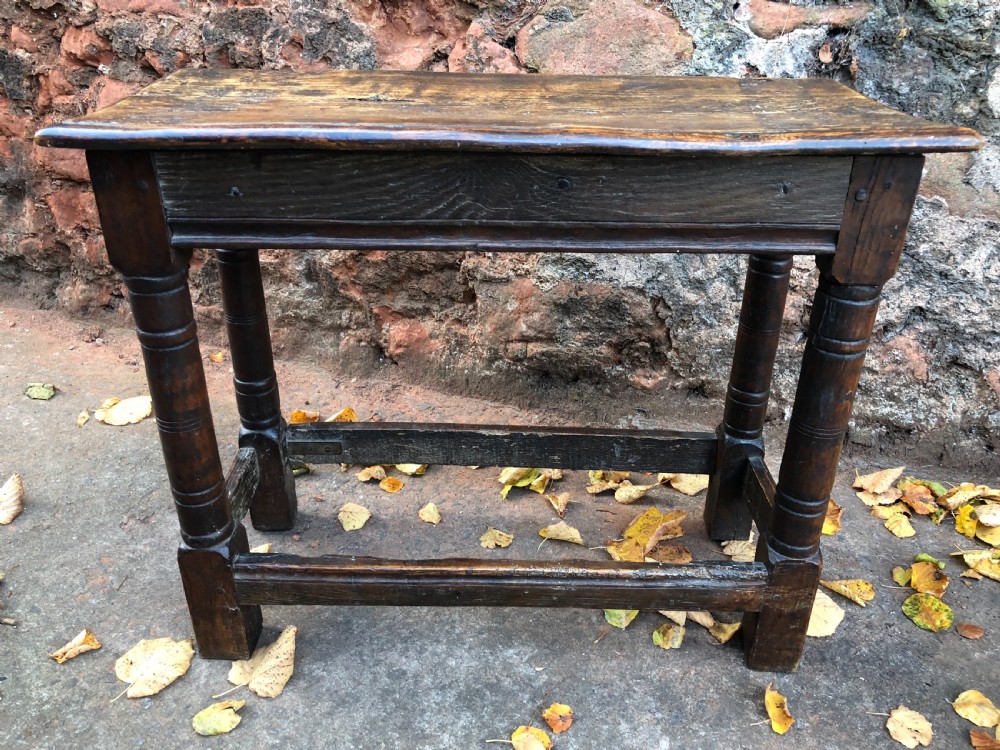 Late C17th joint stool View II