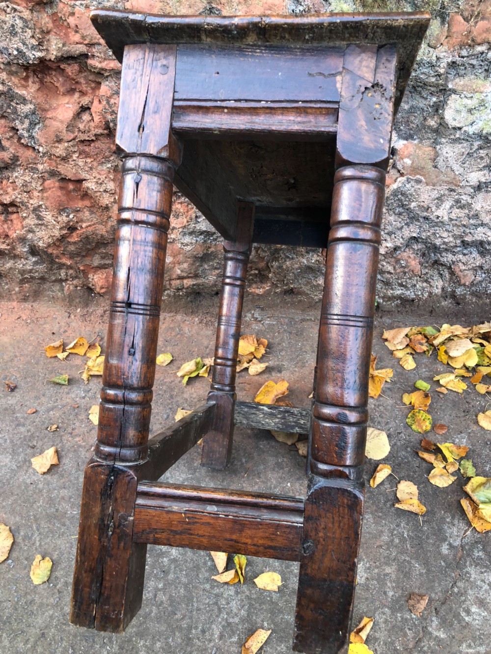 Late C17th joint stool View IV
