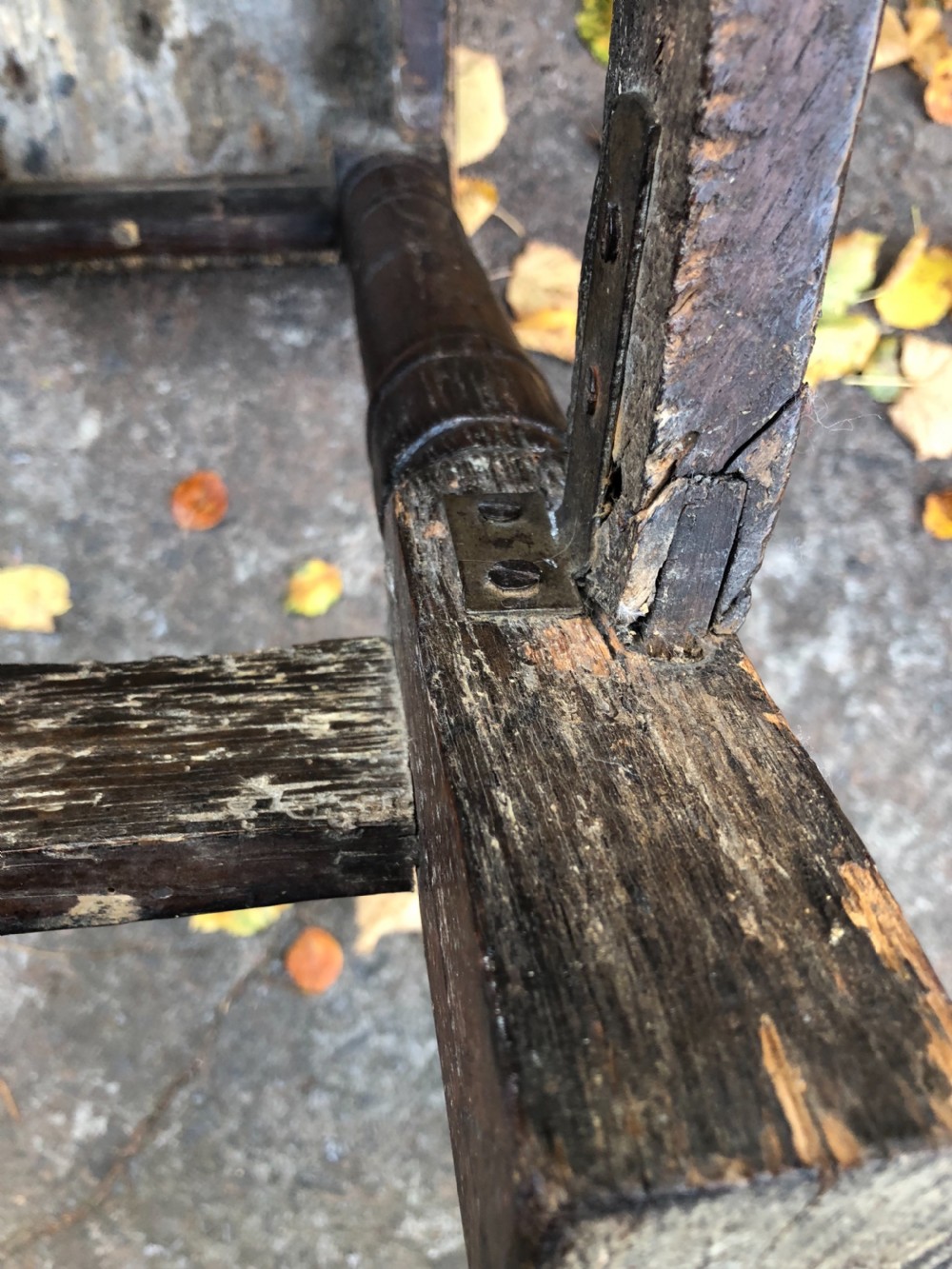 Late C17th joint stool View VI
