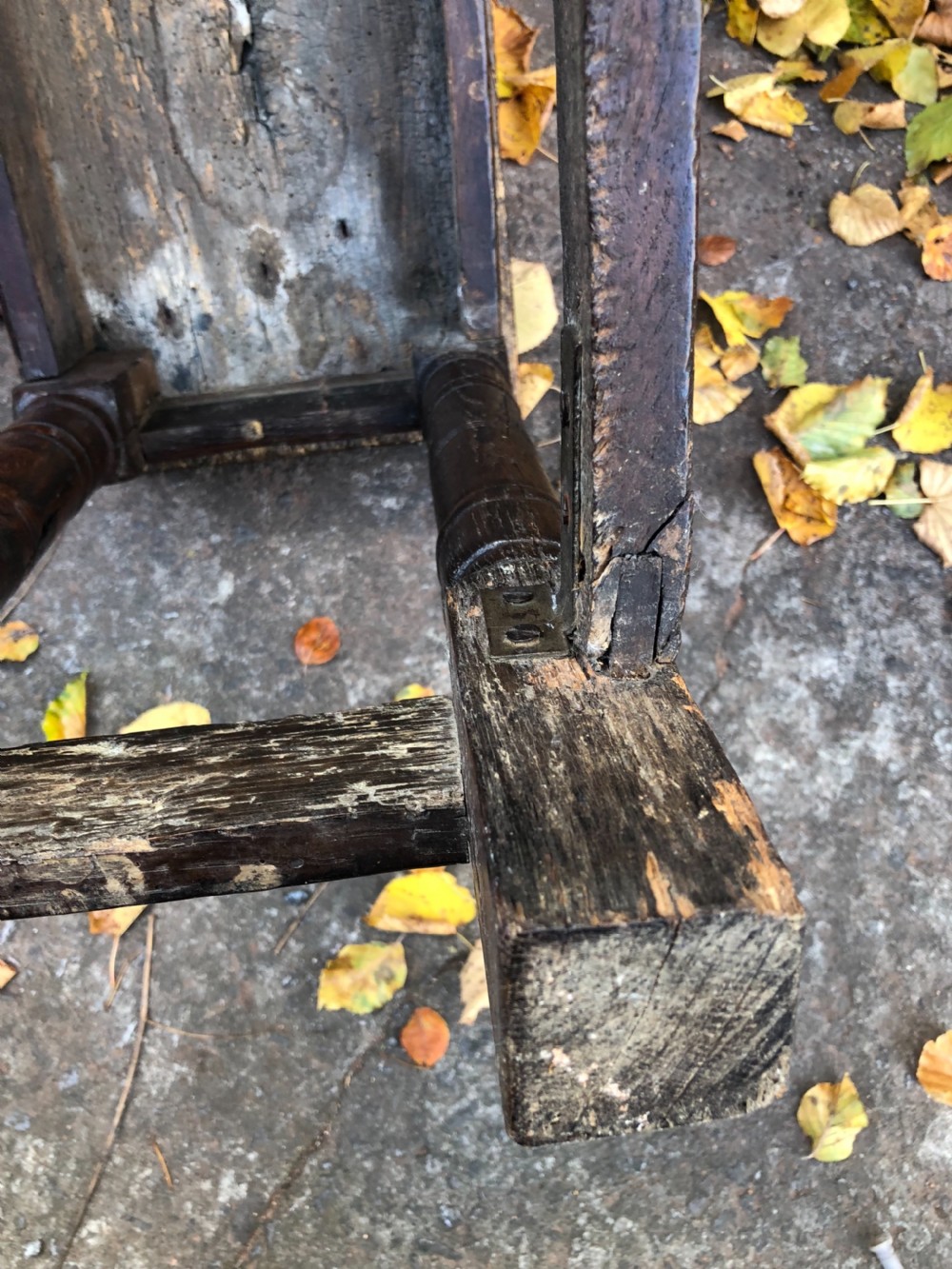 Late C17th joint stool View IX