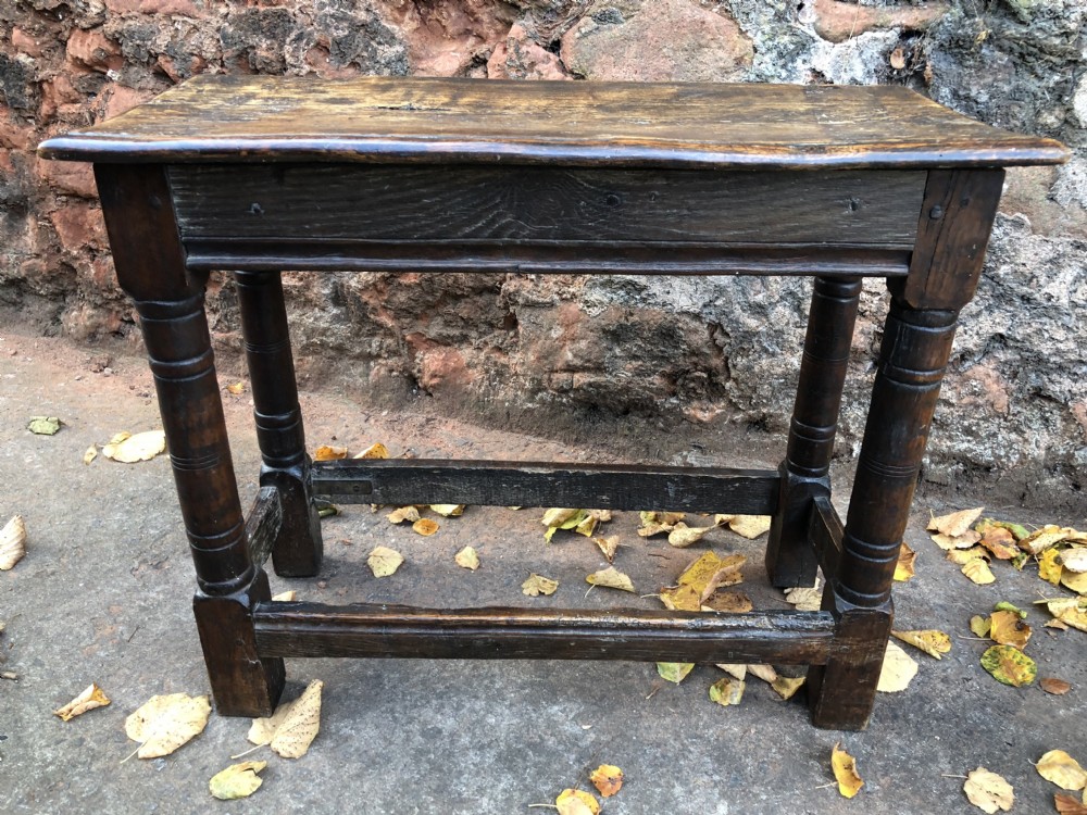 Late C17th joint stool