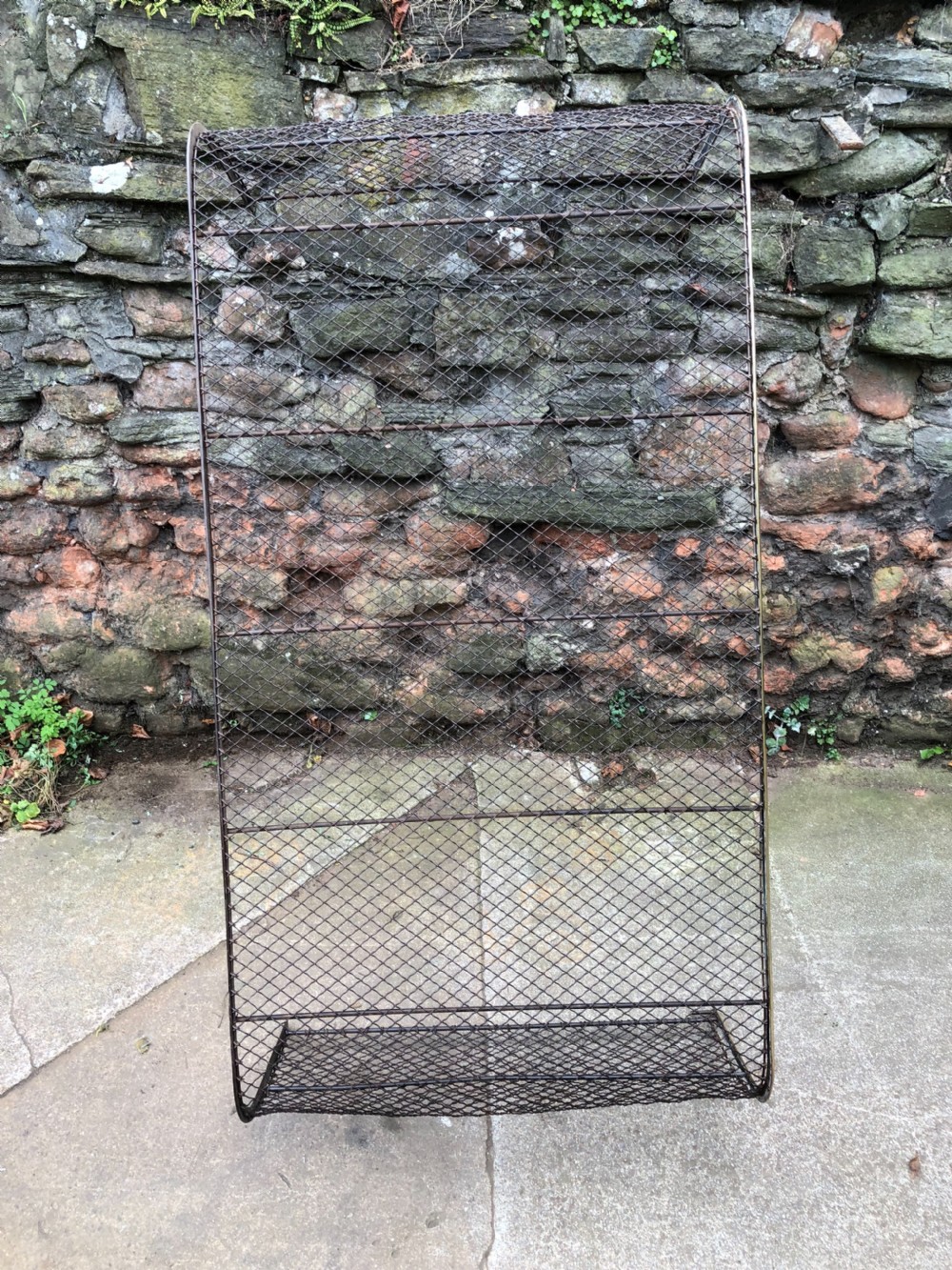 Large brass and steel fender fire guard  View V