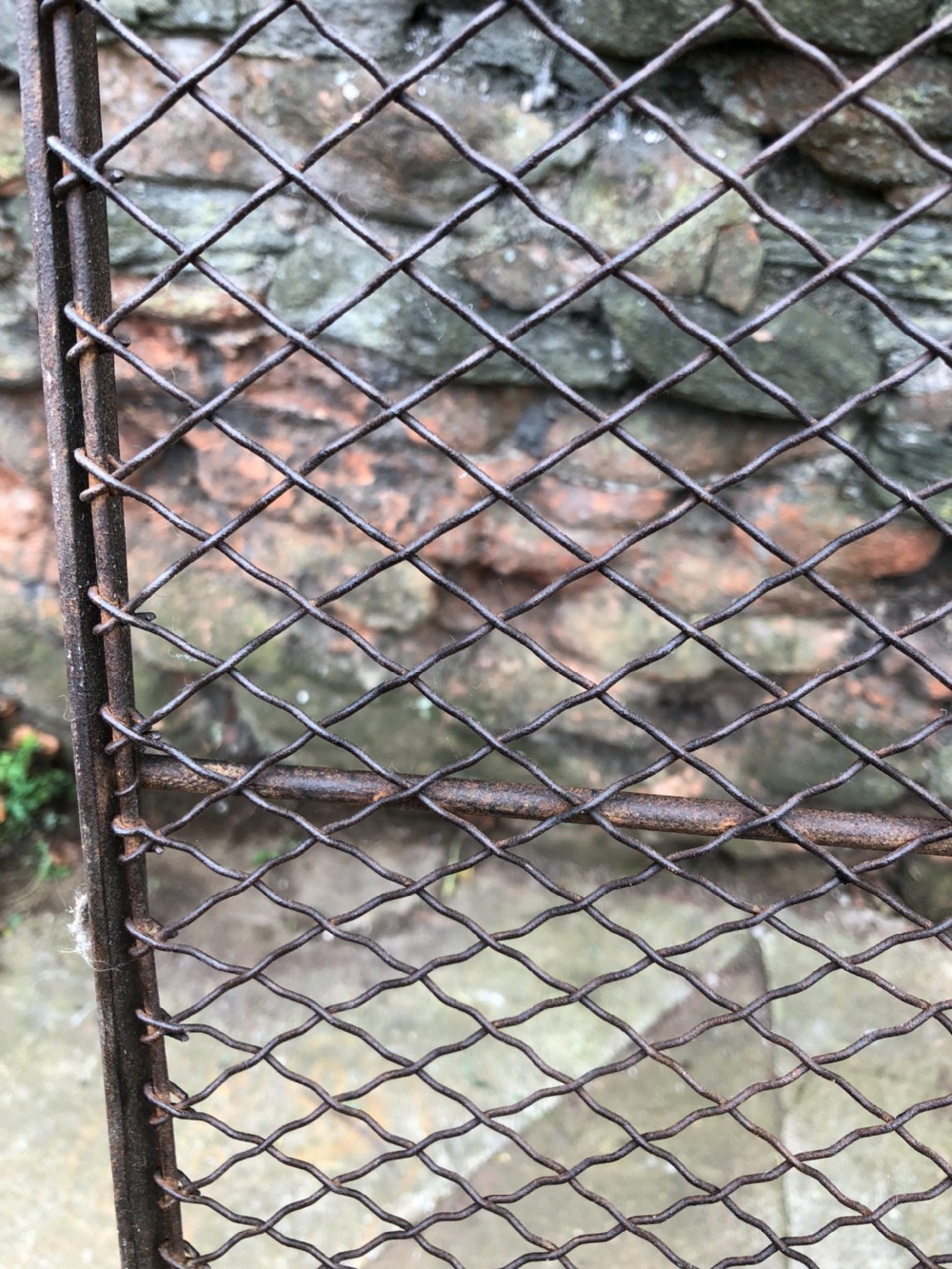 Large brass and steel fender fire guard  View VII