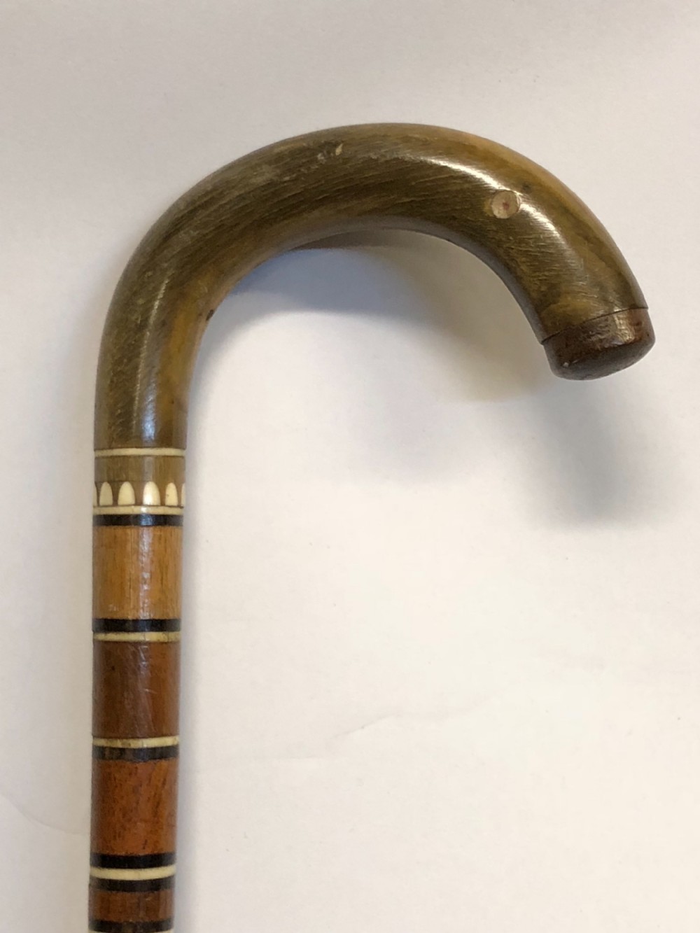 C19th specimen wood walking stick  View VI