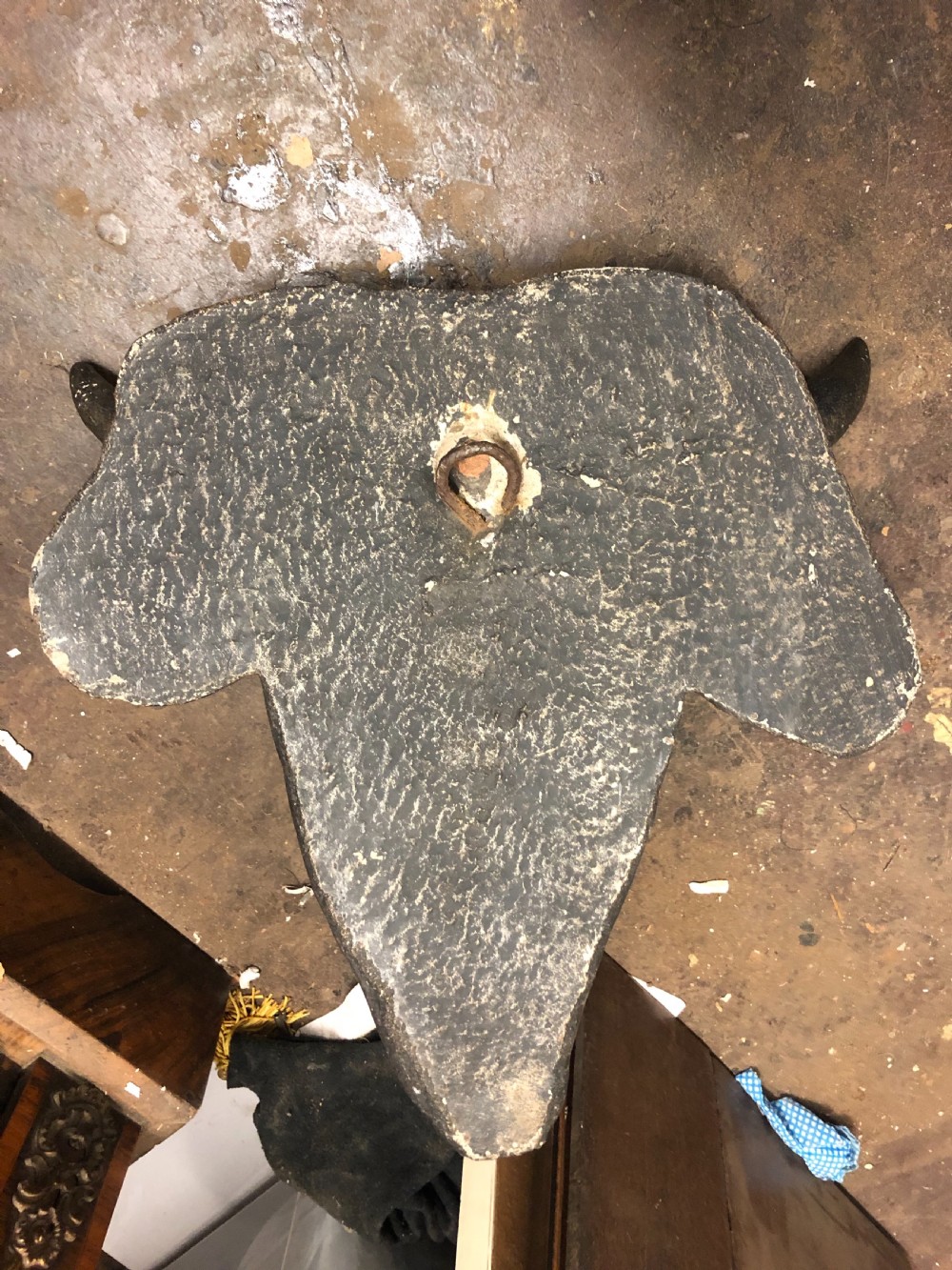 Wall mounted bulls head  View V