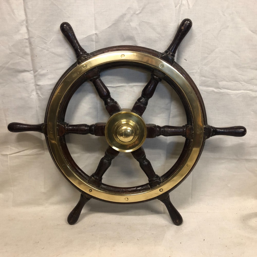 Ships wheel from a Victorian yacht dated 1841