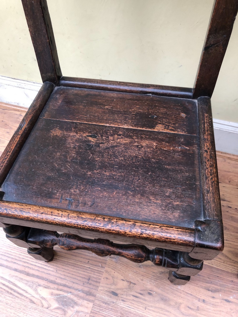 C17th pair of Yorkshire joined chairs View IV