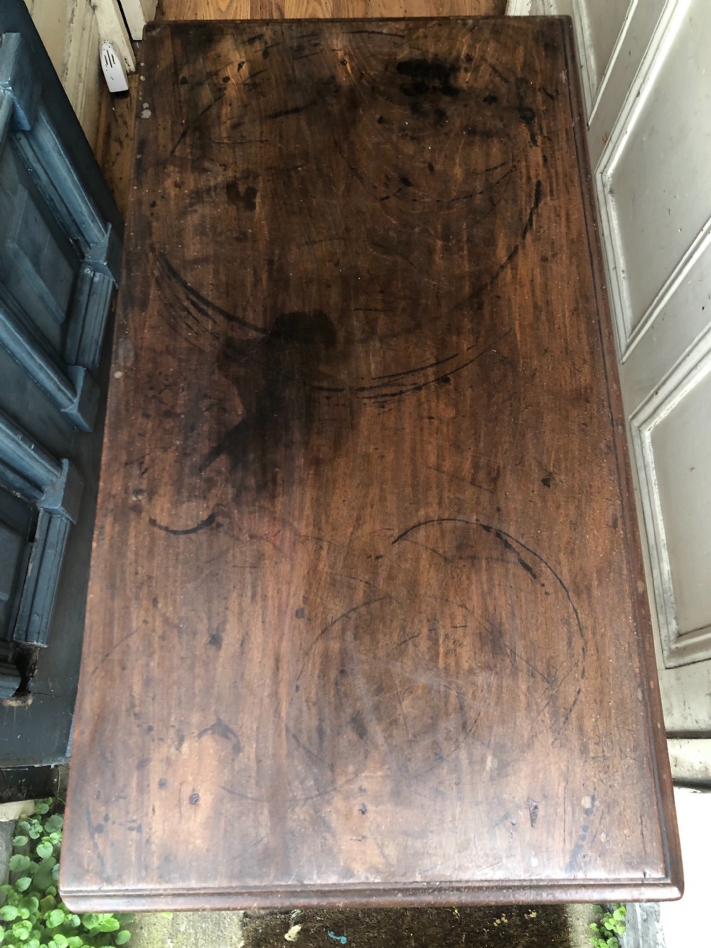 Late C18th mahogany  side table of small proportions  View III