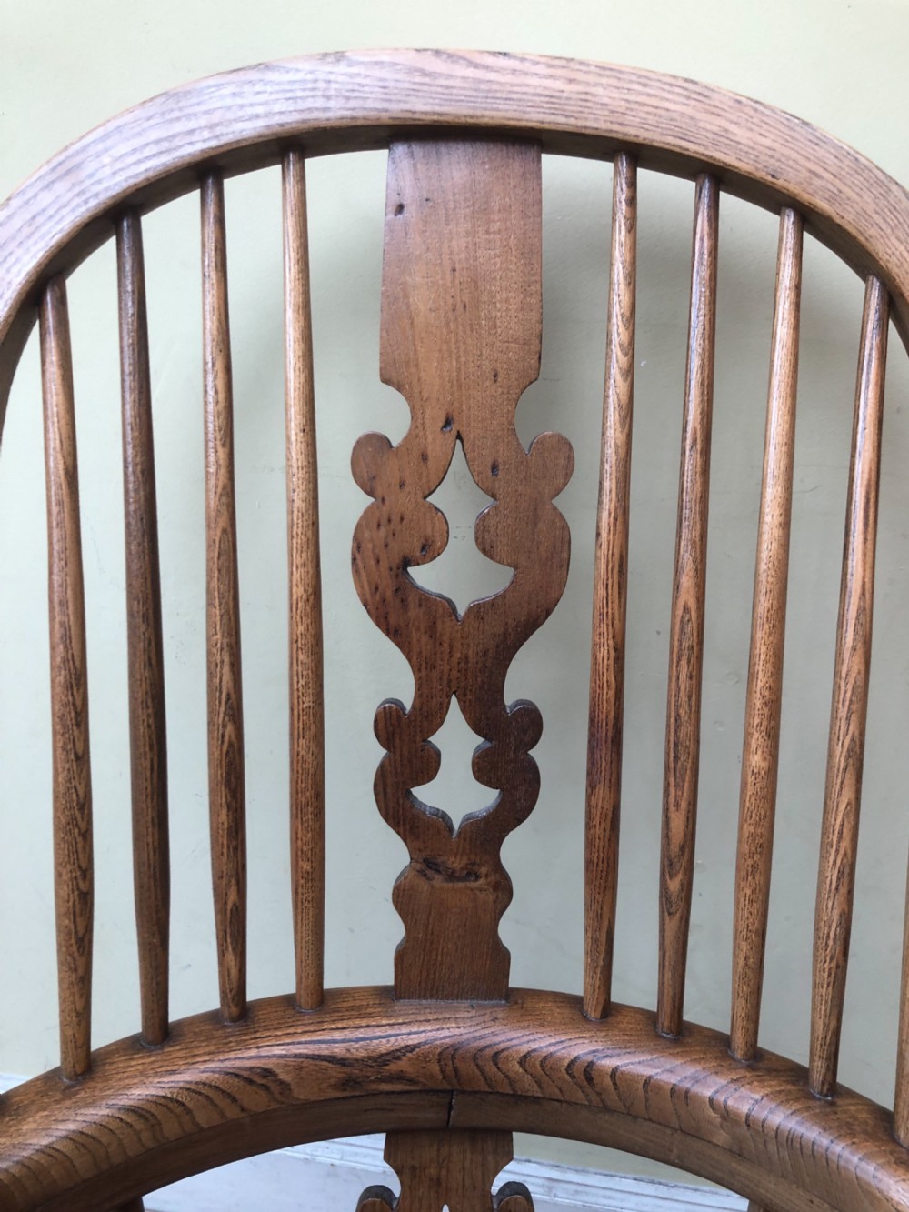 C19th broad arm Windsor rocking chair  View III