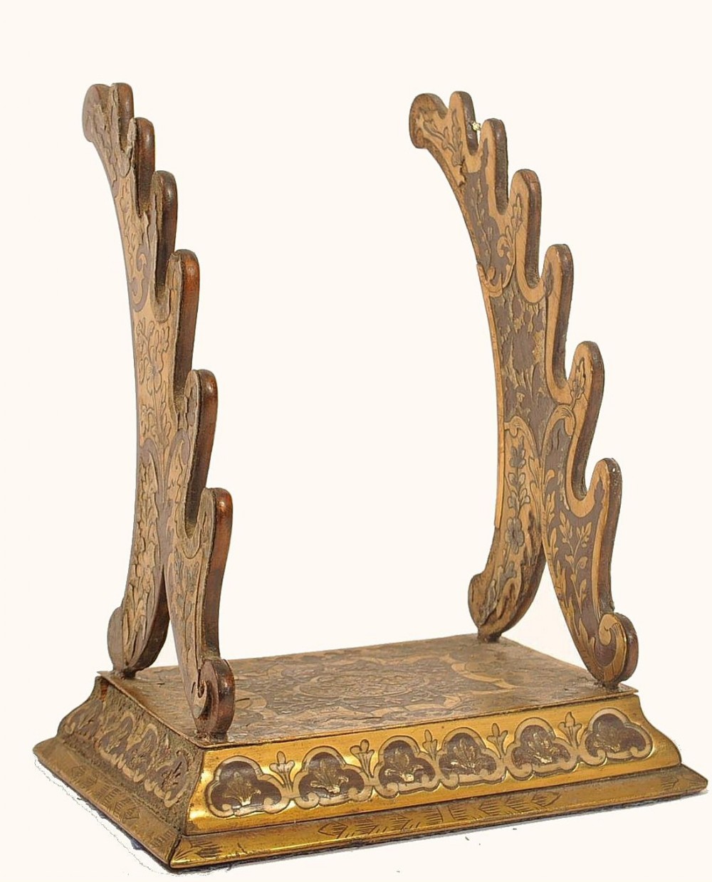 C18th boullework pen rest 