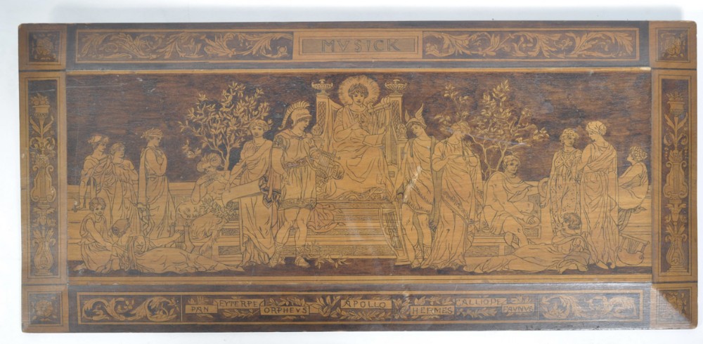 Edwardian music room overdoor sign 
