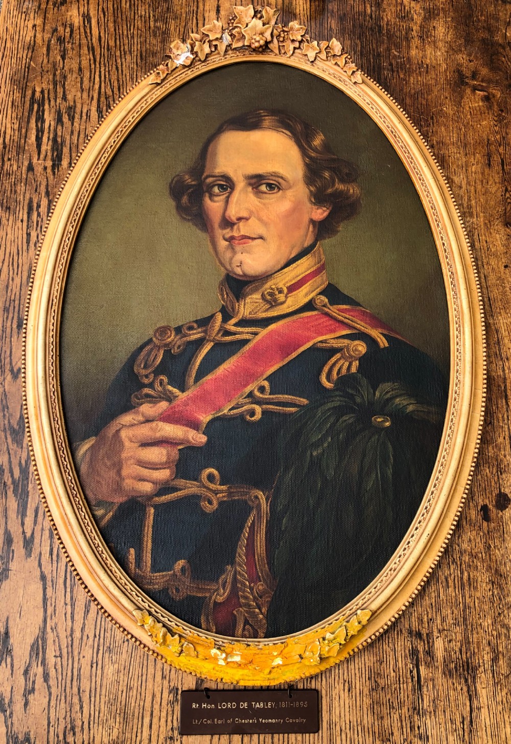 C19th oil painting of lord de Tablety ( 1811-1895) 