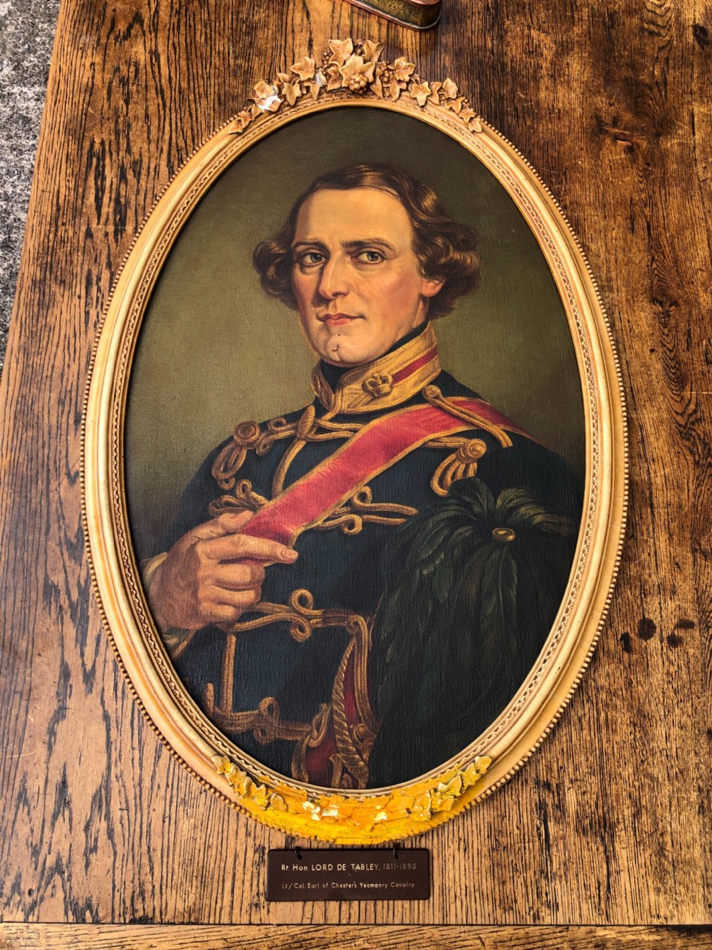 C19th oil painting of lord de Tablety ( 1811-1895)  View II
