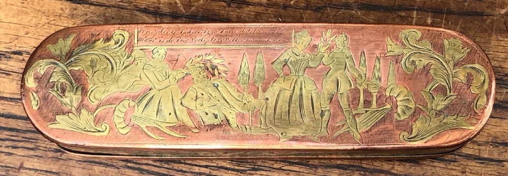 C18th Dutch tobacco box  View V