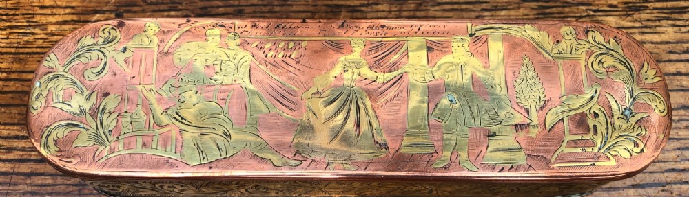 C18th Dutch tobacco box  View VIII