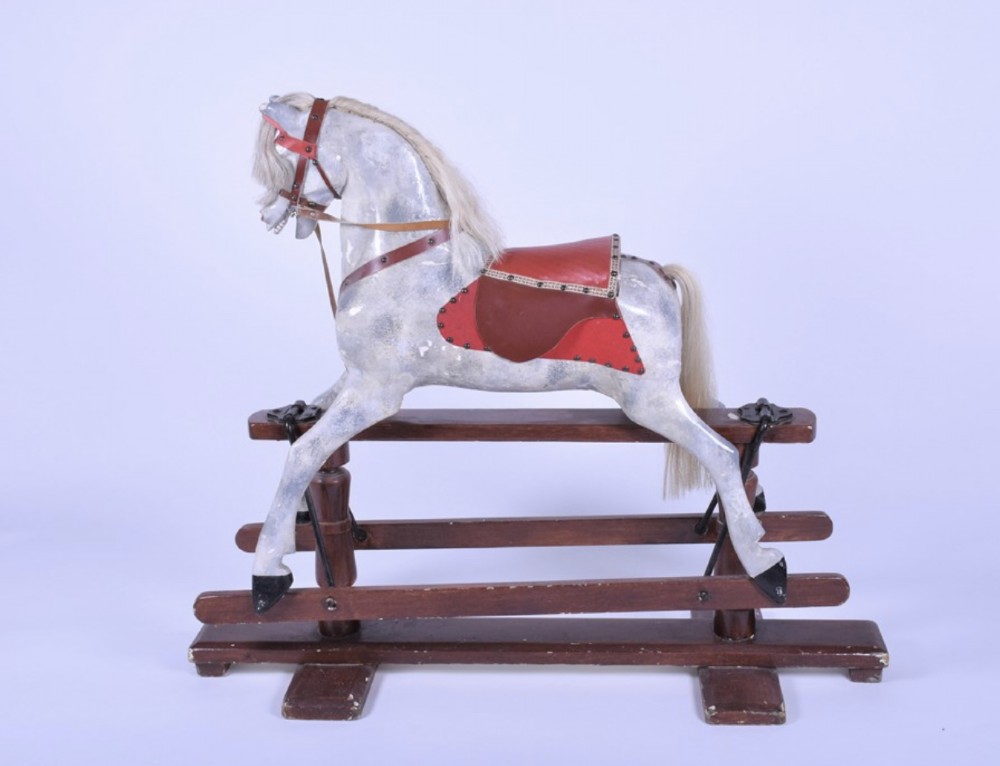 Early C20th painted rocking horse 