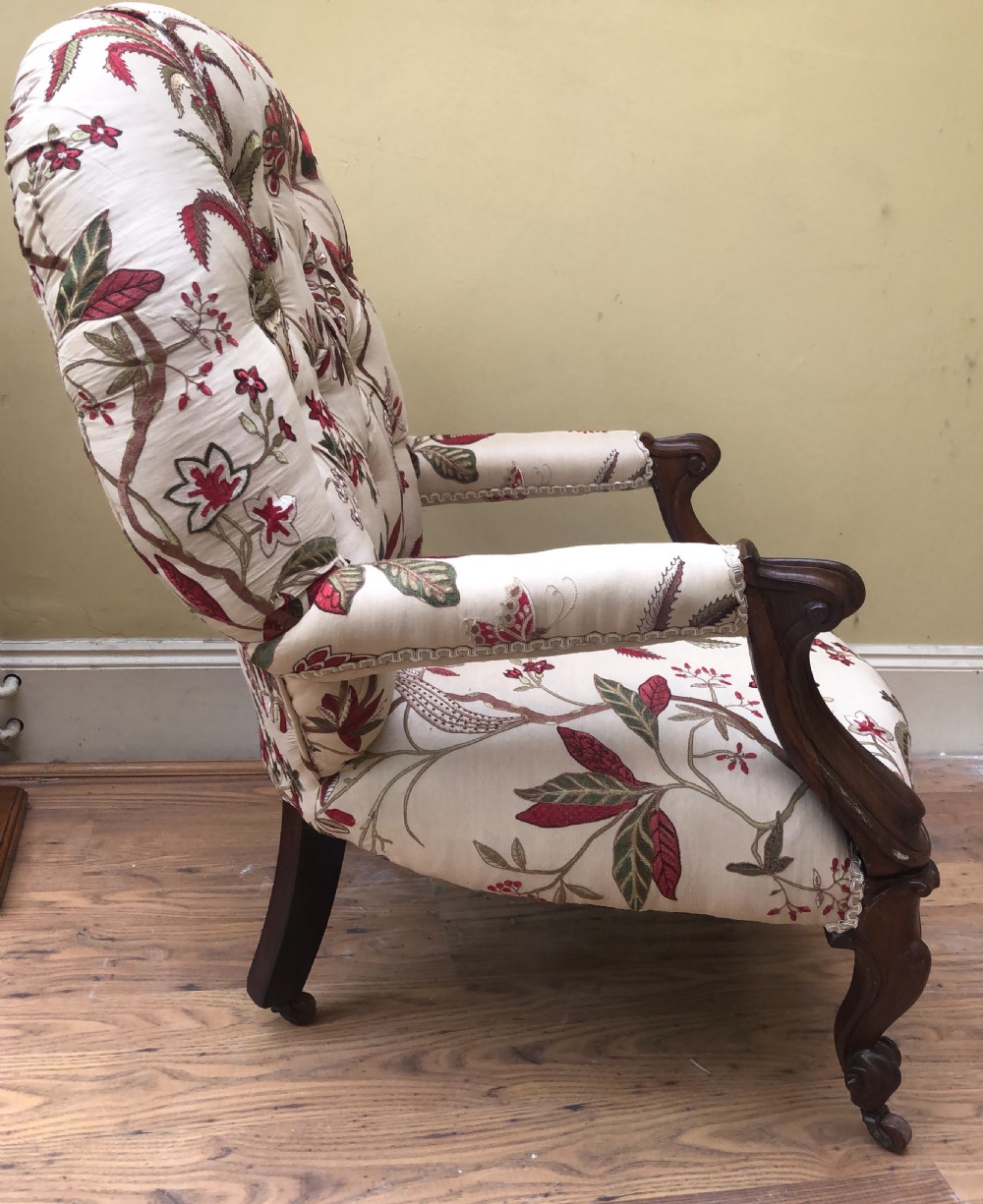 C19th rosewood show wood armchair  View VII