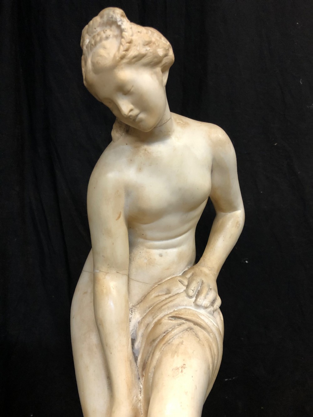 Large plaster figure of Venus bathing  View IV