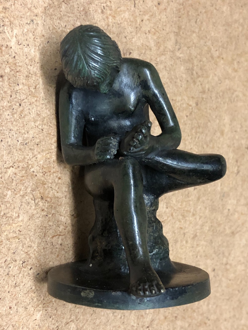 The spinario bronze C19th light brown patina  View IV