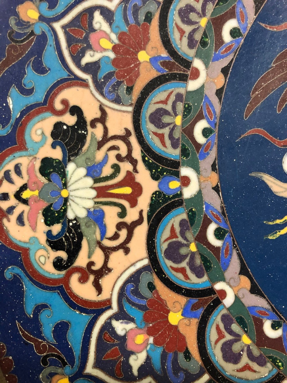 C19th Japanese cloisonné charger  View IV