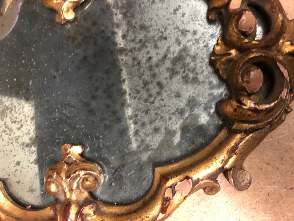Three small carved giltwood mirrors   View IV