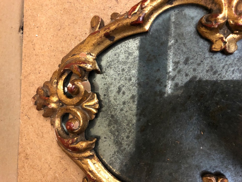 Three small carved giltwood mirrors   View VII
