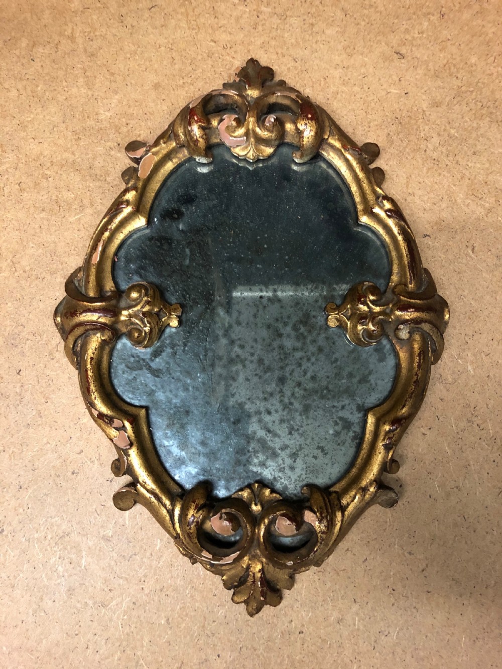 Three small carved giltwood mirrors   View IX