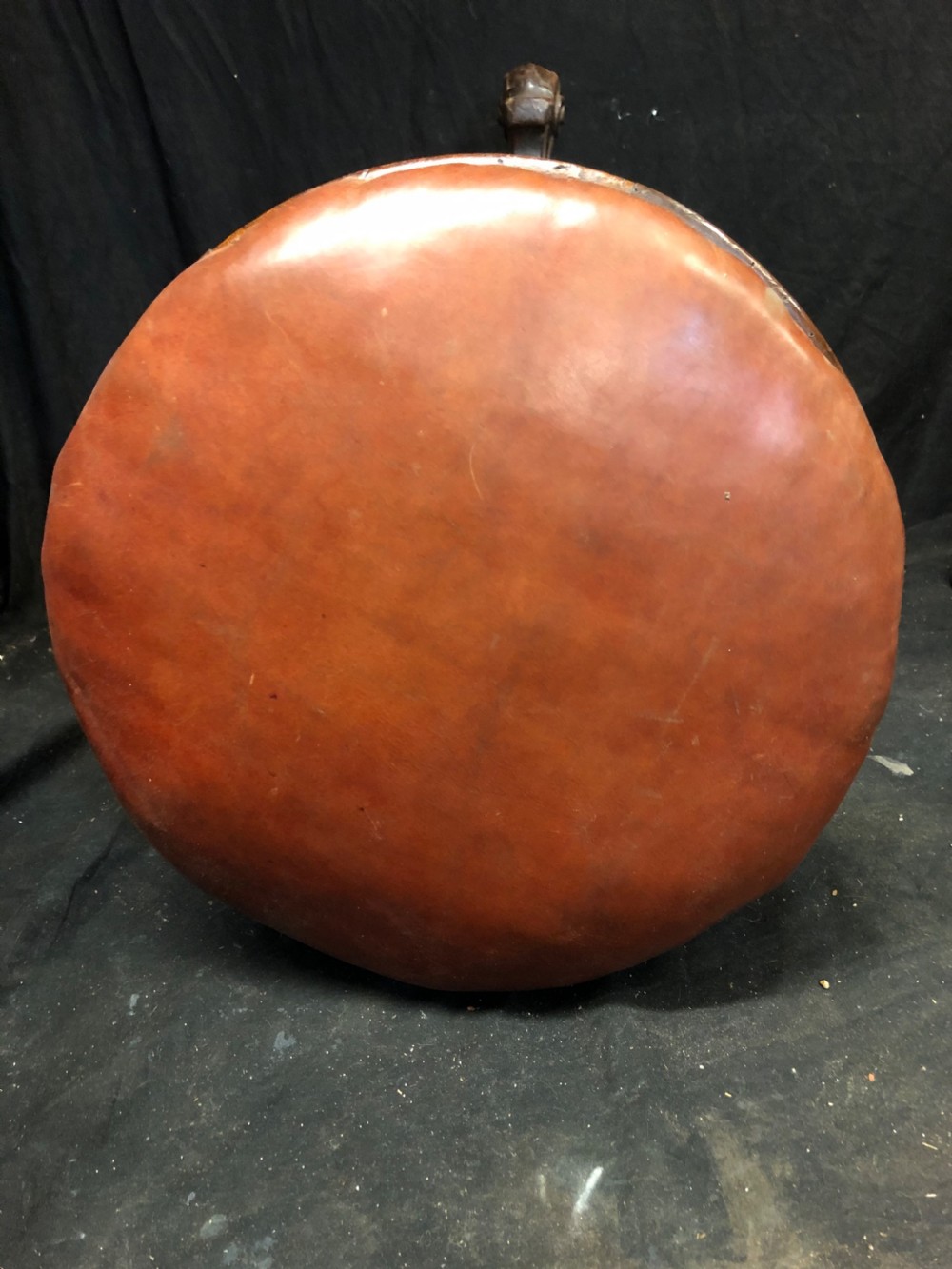 C19th walnut adjustable piano stool View VI