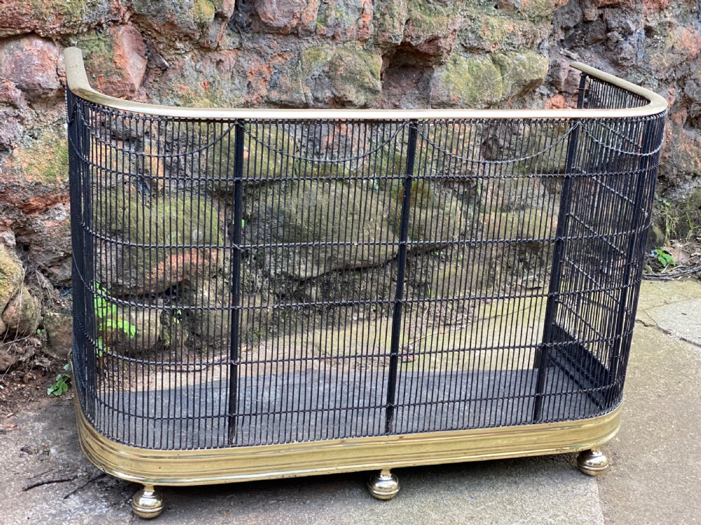 Early C19th spark guard fender  View II