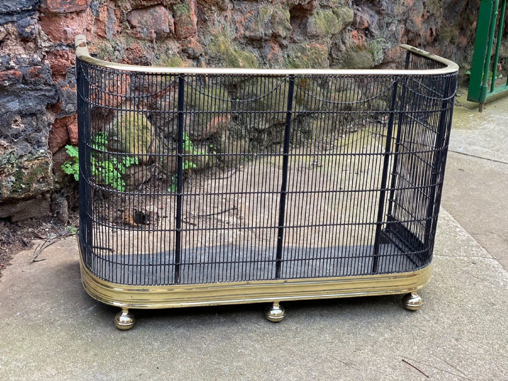 Early C19th spark guard fender  View VIII