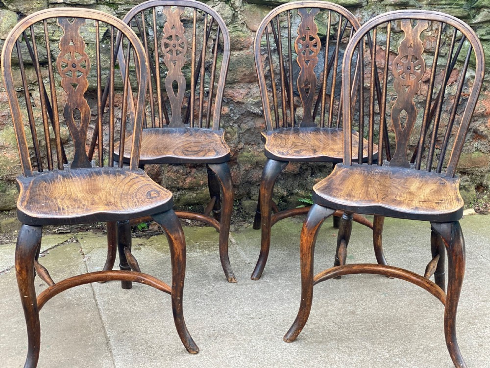 Set of four Windsor wheelbacks  View II