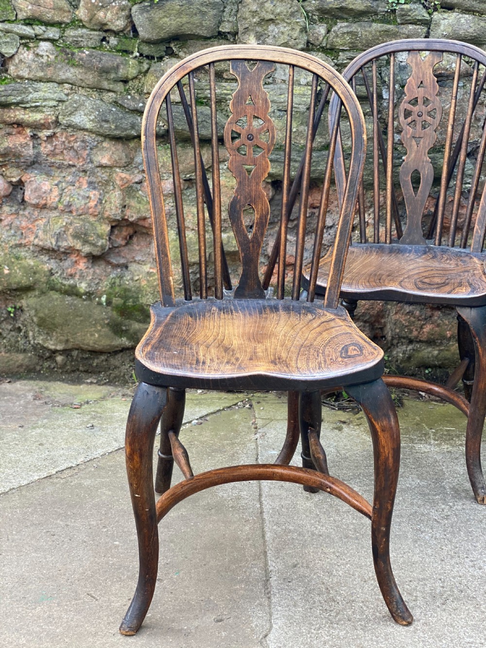 Set of four Windsor wheelbacks  View III